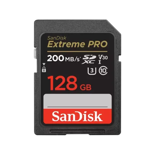 SanDisk Extreme PRO 128GB 200mbps SDXC UHS-I Memory Card (SDSDXXD-128G-GN4IN)